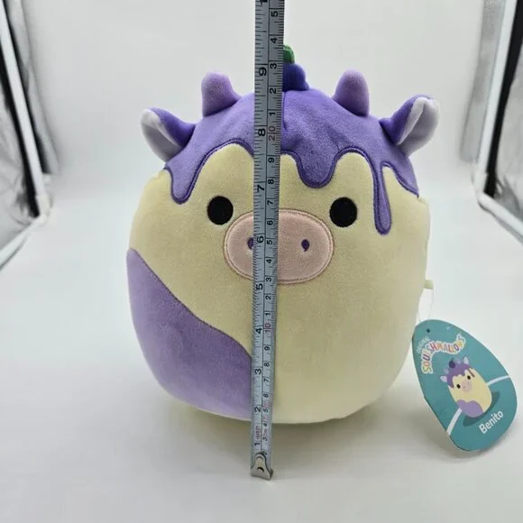 Squishmallows 8" Benito the Blueberry Dessert Cow Stuffed Plush Farm 2023 - Picture 8 of 9